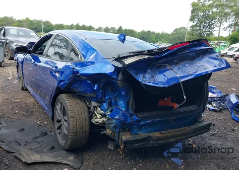 2020 Honda Civic Si Sedan из США, поврежденный, VIN 2HGFC1E55LH704613